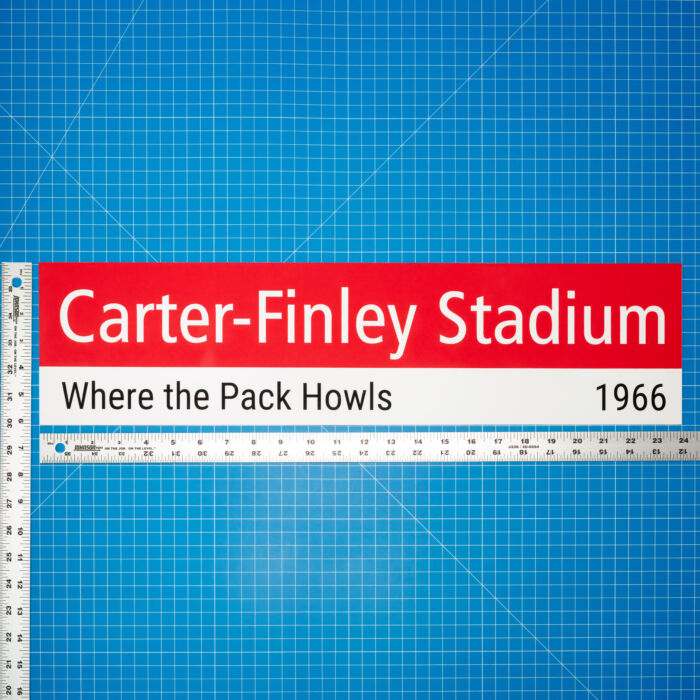 Carter-Finley Stadium Sign – NC State Wolfpack - Image 2
