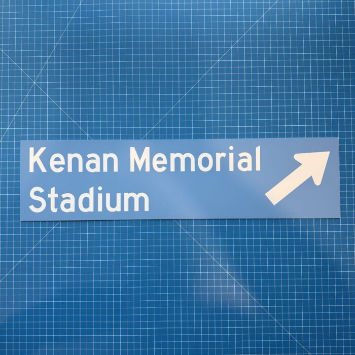 Kenan Memorial Stadium Sign – UNC Chapel Hill