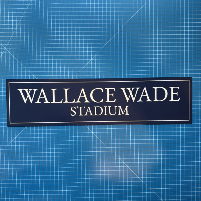 Wallace Wade Stadium Sign · Duke Blue Devils